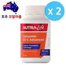 호주직구 뉴트라라이프 리포좀 비타민 C 30정 2개 호주코알라몰