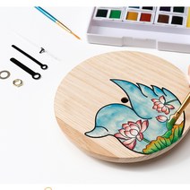 벽시계만들기 diy 시계무브먼트(부품)포함 배터리 작동, 오리연꽃