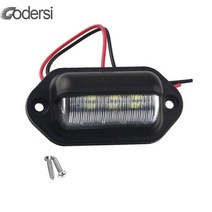카라반트레일러 6 LED 자동차 트럭 번호판 라이트 트레일러 테일 사이드 램프 보트 오토바이 RV 12V 24V 1pc 167096