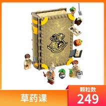 중국 레고 해리포터 호그와트 마법책 약초학 수업 76384 호환 블록, 03.