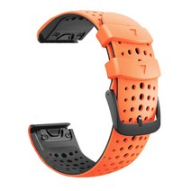 Garmin Enduro Descent Mk Mk1 Mk2 Mk2i 스트랩 가민 QUICKFIT 26mm 통기성 고무 퀵 릴리스 손목 스트랩, #2, Quick Fit 26mm