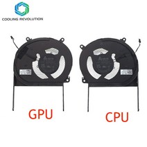 노트북 부품 수리 CPU GPU 냉각 팬 ND8CC07 DC12V 4 핀 아수스 젠북 프로 16X OLED UX7602 용, [03] GPU Fan