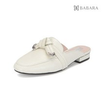 바바라(슈즈) [AK백화점]바바라 와니 매듭리본 블로퍼 BBE154 WT
