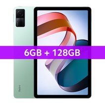 [세계 최초 개봉] 글로벌 버전 샤오미 레드미 패드 미 태블릿 64GB/128GB 유니파코, 규격 없음, 케이스 n 유리, 6gb 128gb 녹색