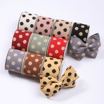 에일린리본 주아 원단리본 리본공예diy 포장리본 꽃집리본 포장끈, 4cm, 1마 90cm, 10인디핑크