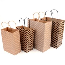 쇼핑백 종이가방 제작 크리스마스 선물용 손잡이종이봉투, 색상/사이즈, 중 - 화이트