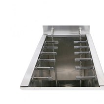 핫도그튀김기 치킨튀기기 220V/ 110V 25L 12pcs 스틱 상업용 한국 치즈 핫도그 프라이 소시지 딥 기계, 04 110V US plug