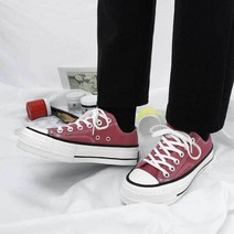 여자스니커즈캔버스운동화캐주얼 스니커즈 찍찍이 리본 아동 소가죽 여자 데일리 화이트 밴딩 9W61C9AA