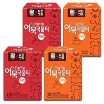 녹차원 따끈따끈 어묵국물티 4팩 오리지널 매운맛, 맛 선택:오리지널 4개