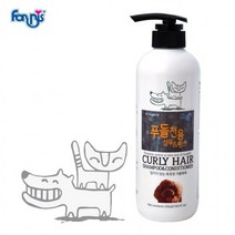 건강하고 탱탱한 곱슥모발 푸들전용 샴푸린스 550ml, 1