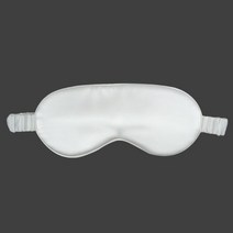 수면안대 눈보호 실크 수면 휴대용 안대 하늘색 통기성 숙면, 슬리핑 마스크-화이트