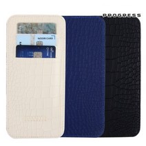 JH+악어 가죽 패턴 디자인 현금 영수증 정리 요술 지갑_S/N:AB+6BAA3B ; 라운딩 고무밴드 지폐 동전 카드 수납 휴대 머니클립 돈 고급 블랙 아이보