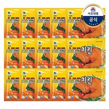 [사조대림] [대림냉장] 스모크치킨 180g x15팩 /훈제/치킨/닭다리, 1세트