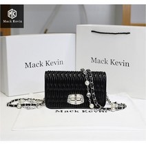 홍콩Mack Kevin리얼 가죽 셔링백 여성 시크 체인백 크로스 스몰 숄더백