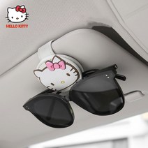 헬로키티 자동차 선글라스 거치대 클립, 선택2. 클래식블랙, 1개