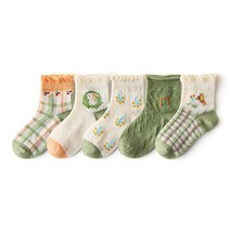 4살여아양말 예쁜 구두용 발목양말 5족 등원룩