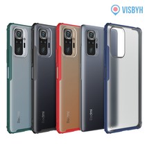 1+1 샤오미 홍미노트10프로 케이스 반투명 젤리범퍼