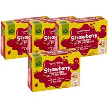 울워스 젤리 딸기 85g Woolworths Jelly Strawberry, 4팩