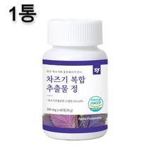 차즈기 추출물 효능 베타카로틴 루테올린 폴리페놀 치커리 홍국 발효 구기자, 500mg x 60정