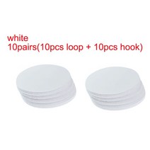 Self adhesive Fastener Dots Household antiskid sticker Hooks and Loops Sofa carpet Velcros HK-148, 03 10 pairs white_01 60mm