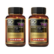 (1+1) GO Healthy 고헬씨 밀크 씨슬 50000mg 원어데이 엉겅퀴 실리마린 60베지캡슐 2팩