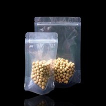 PET 투명 스탠딩 지퍼백 지퍼봉투 13cmX20cm 300매, 13cmX20cm 밑지4cm_밑면7cm