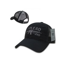 라피드 도미넌스 R305 메쉬캡 USA I Plead 2nd 블랙 전술모자 택티컬 아웃도어 캠핑 레저