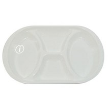멜라민 타원4절 접시 맬라민 접시 식기 쟁반 공기 대접 용기 주방, 단품