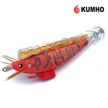삼봉에기 심해 한치 갑오징어 무늬오징어 케이무라 9cm 11cm, 레드