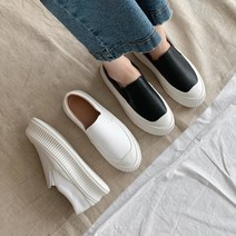 미미코코 / 키높이 플랫폼 슬립온 단화 캐주얼 밴딩 운동화 4cm