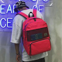 퍼스트레인 남녀공용 투명포인트 백팩 가방 C350