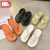 AB9 콘벡스 통굽 쪼리 슬리퍼 남녀 커플슬리퍼 휴가아이템 초경량 발편한쪼리