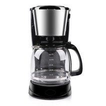 커피내리는기계 커피 머신 메이커 아메리카노 드립 가정 및 사무실용 1500ml 자동 에스프레소 15 컵, 01 black_03 AU_01 10-15 컵