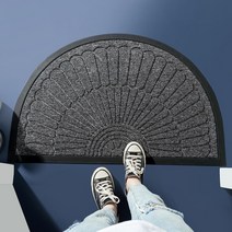 유럽식 현관 매트 바닥재 베란다 코일 바닥 신발장 고무 블럭 헬스장 계단 아파트 업소용 텍스 사무실, 50x80cm 200개, 돌로바그레이