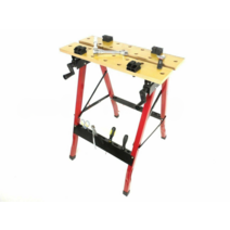 목공 공방 작업 테이블 목재 클램프 고정 작업대 우드카빙 높이조절 워크벤치 도구 다기능 접이식 정리 처리 100kg을 견딜 수 있습니다