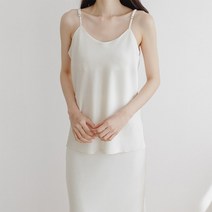 여자 촤르르 끈조절 가능한 슬리브리스 나시