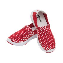 KAMPA 캄파 클래식 여성 우븐슈즈 818 Red White