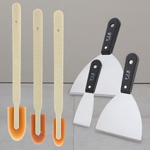 스텐헤라 실리콘 스크래퍼 칼헤라 끌개 바닥 껌칼 스크레퍼 끌칼, 실리콘헤라 우레탄 특대