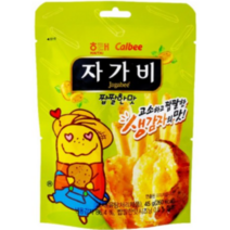 해태제과 자가비 짭짤한맛 스낵 파우치, 45g, 9개