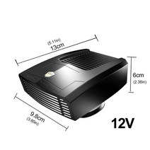 무시동히터 애프터 블로우 차량용 자동차 자동차용 온풍기 히터 이동식 부품 캠핑 자동 쿨러 고온 저항 전기 팬 워머 난방 김 서림 방지 가전 제품, [03] Black 12V
