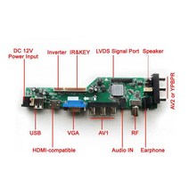 노트북 모니터 DVB 컨트롤러 보드 B173HW01 LP173WF1 LVDS 40 핀 17.3 인치 1920x1080 HDMI 호환 VGA U, 08 B173HW02 V.1