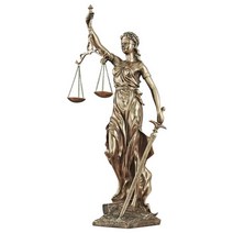 정의의여신상 변호사 사무실 개업 선물 장식품 로스쿨, 작은 여인 정의 수지 + 구리