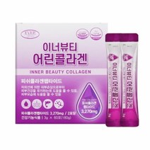 에버그린 이너뷰티 어린콜라겐 펩타이드 180g, 4개, 60포