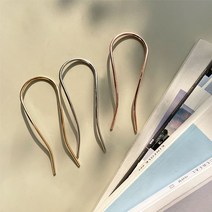 U핀 비녀 올림머리핀 헤어 뒤꽃이 장식 실핀 유자핀 유핀, 힐캠 3-U핀-로즈골드, 힐캠 본상품선택