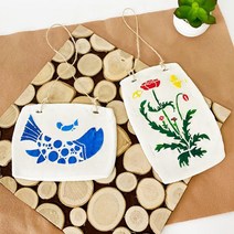 초등 독후활동 지점토 스텐실 그림 판화 액자만들기4인 사회성 손힘기르기 미술재료, 1개, 4인용-스텐실 T14