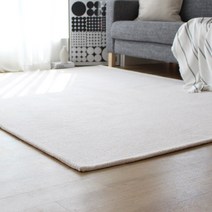 천잠 크림 거실 사계절 러그 먼지 없이 사계절 물세탁도 가능