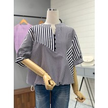 애티쉬 루즈핏 단가라 퍼프블라우스 BBS1R406