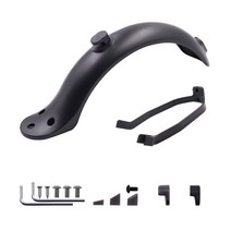 전기 스쿠터 리어 펜더 머드 가드 지원 미등 Kickscooter 액세서리 수정 된 샤오미 M365 Pro 1S, 10 Black