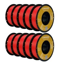 3D 프린터 필라멘트 1.75mm 10kg PETG 3D펜 PLA Filament 스팅3D, 10KG Red