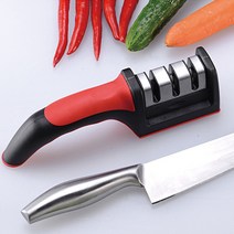 리브이마켓 휴대용 손잡이 3단 칼가는 기계 칼갈이 연마기